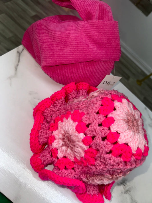 Pink Blossom Bucket Hat