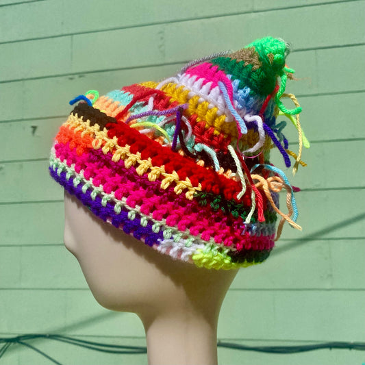 Rainbow Junk Beanie