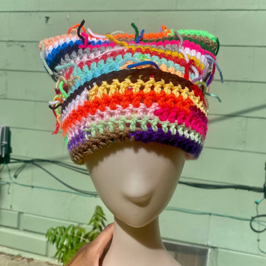 Rainbow Junk Beanie