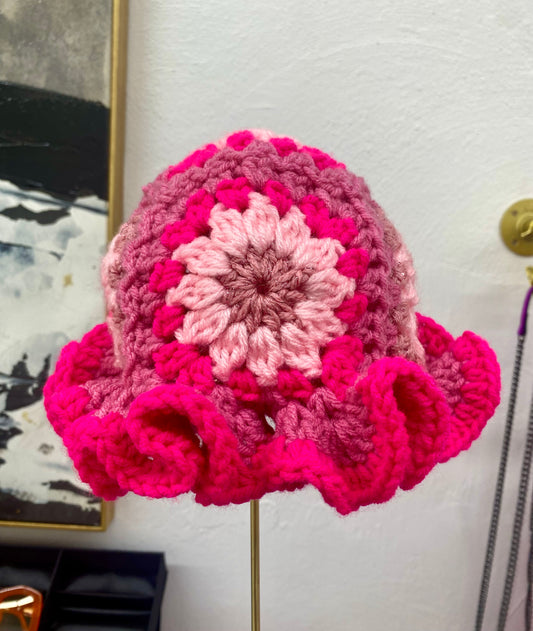 Pink Blossom Bucket Hat