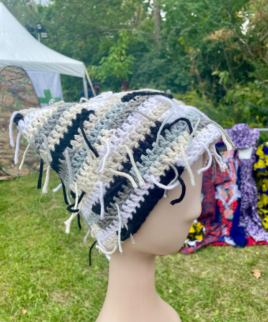 Ivory Junk Beanie